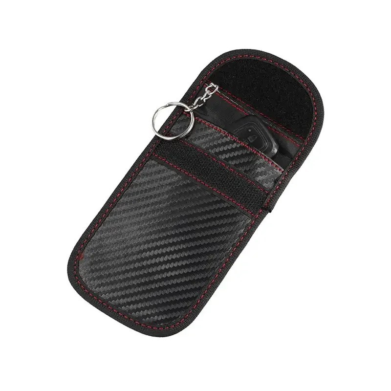 Faraday Pouch Car Key Signal Blocker RFID Keyless Entry Protector Case 2 Pack