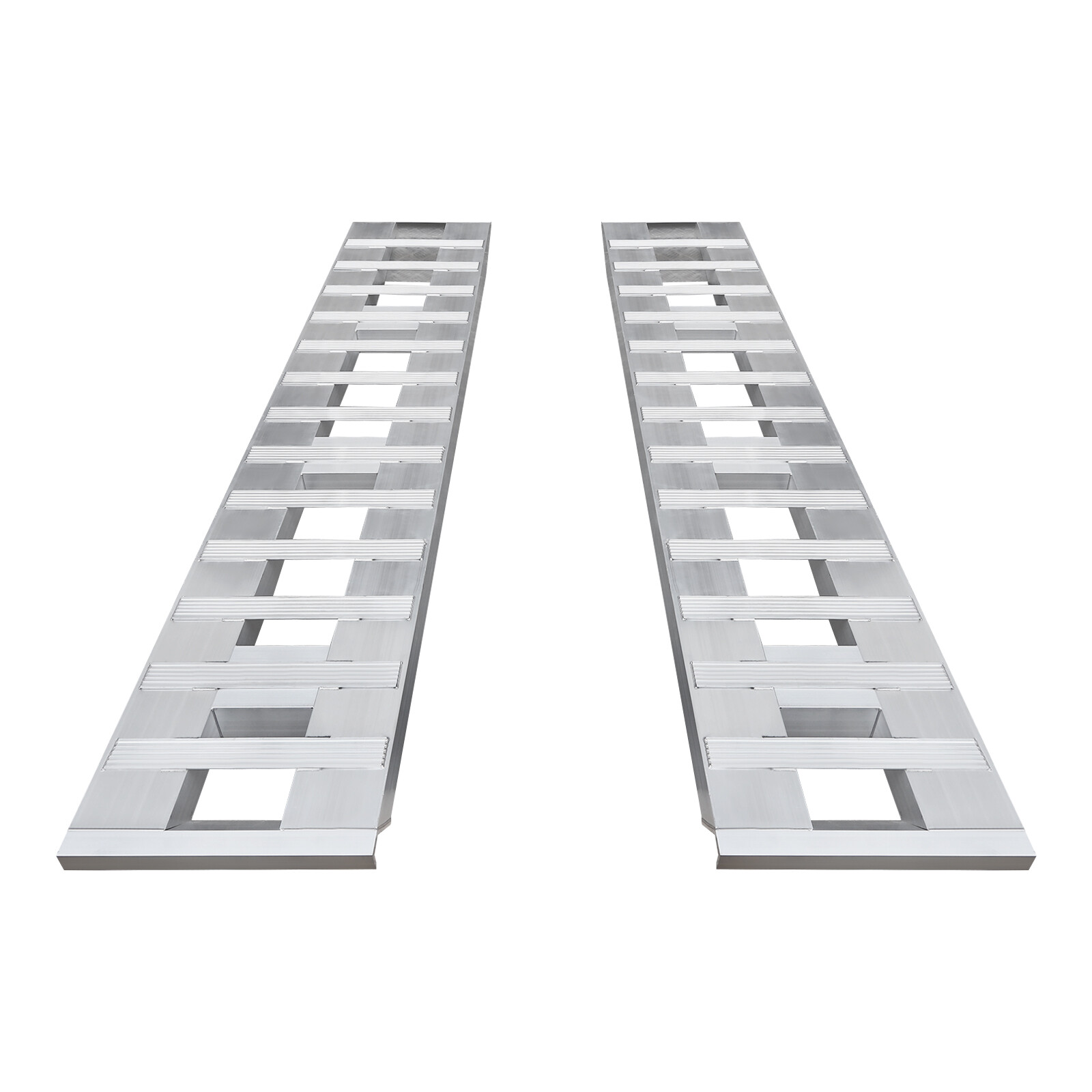 2pcs Aluminum Trailer Ramps Loading Ramps Truck Car Auto Trailer Ramps