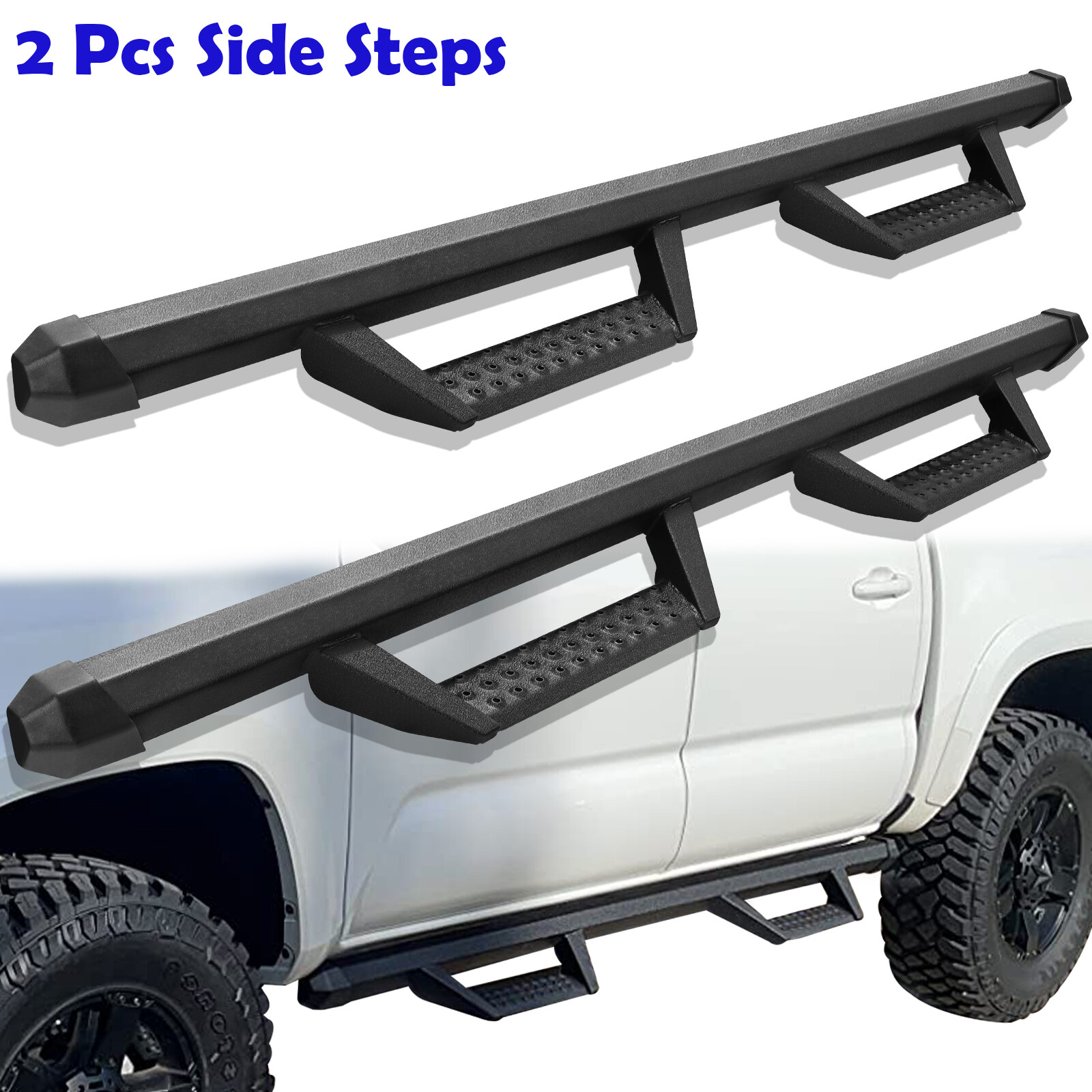 For 05-24 Nissan Frontier Crew Cab 3" Running Boards Step Board Drop Step BCKA