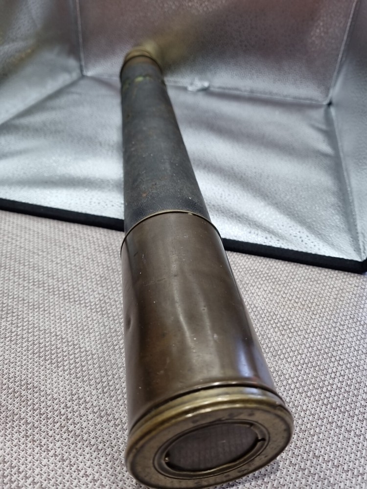 Victorian Bronzed Single Draw Telescope With Age Related Condition