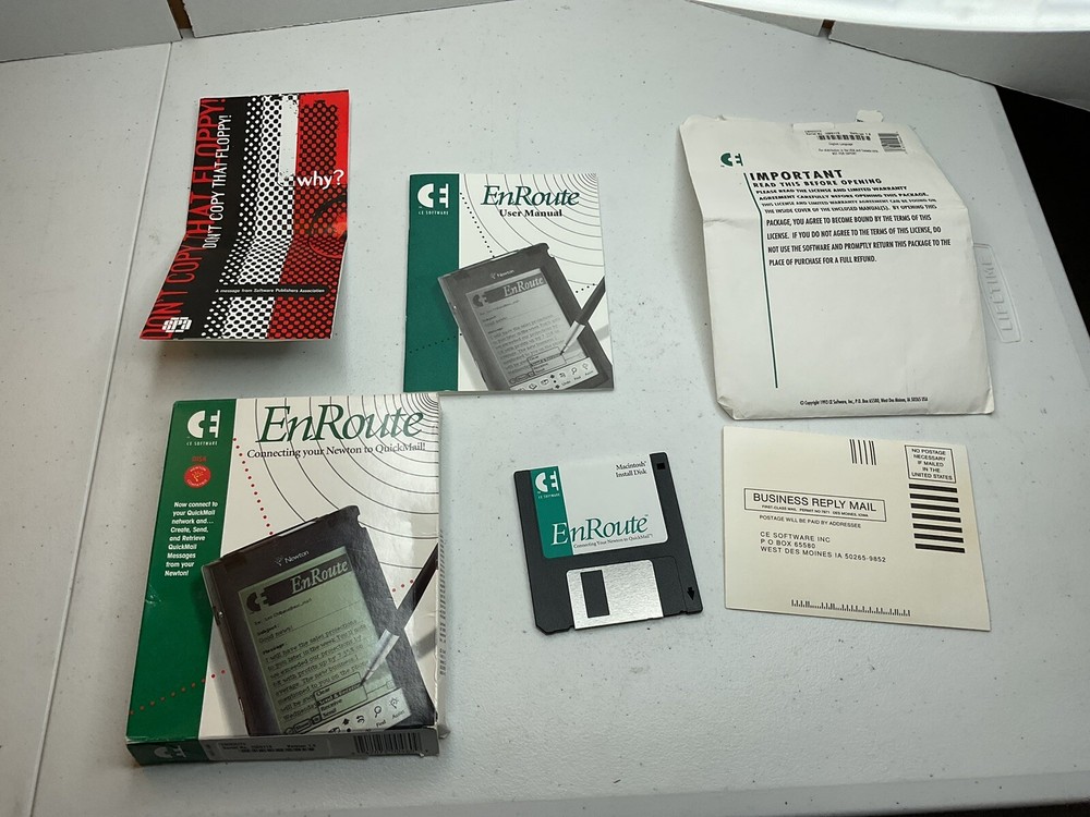 EnRoute Connecting Your Apple Newton To QuickMail Software