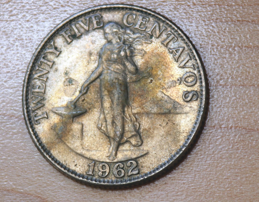 1962 Philippines 25 Centavos