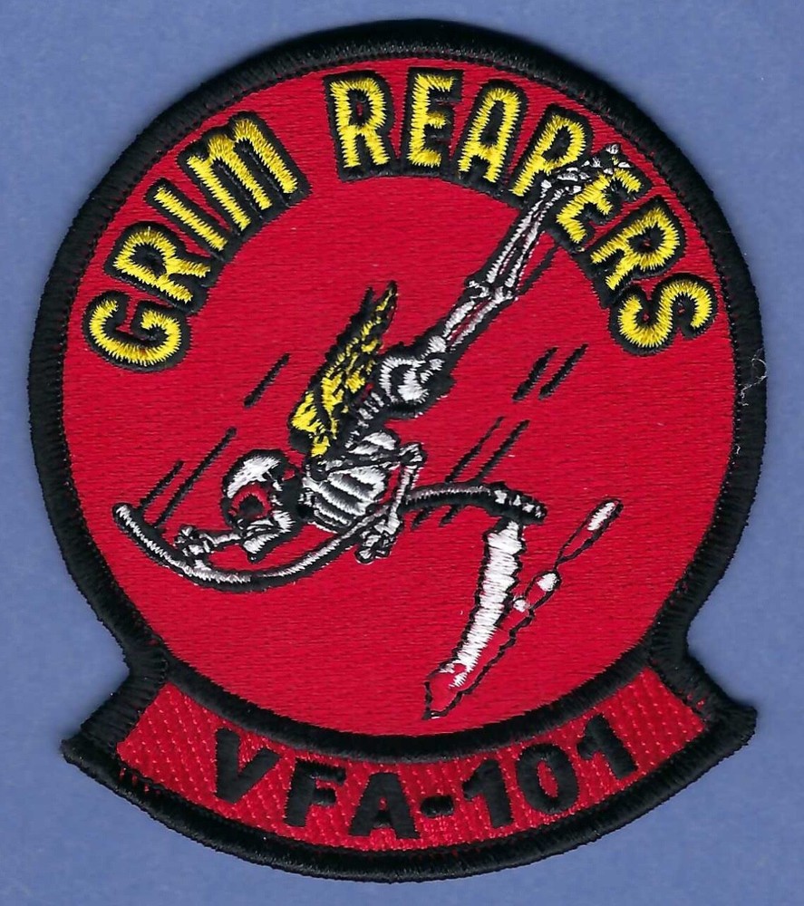 U.S. NAVY VFA-101 GRIM REAPERS SQUADRON MIRAMAR NAS PATCH