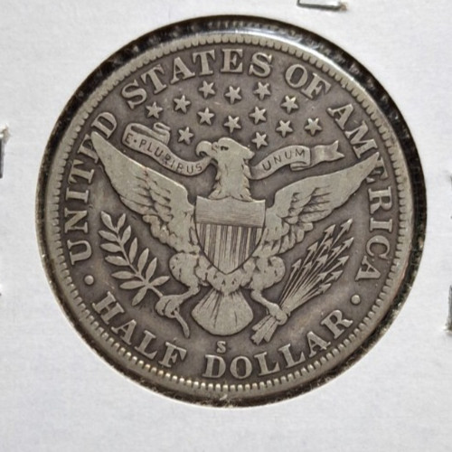 1914 s barber half dollar