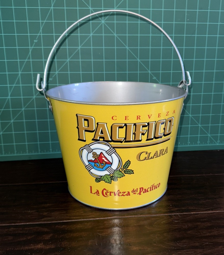 Pacifico Clara Galvanized Beer Bucket