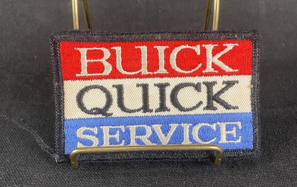Vintage Embroidered Buick Quick Service Gas Patch
