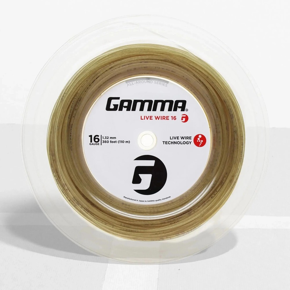 Gamma Live Wire Reel Natural, Control & Spin String
