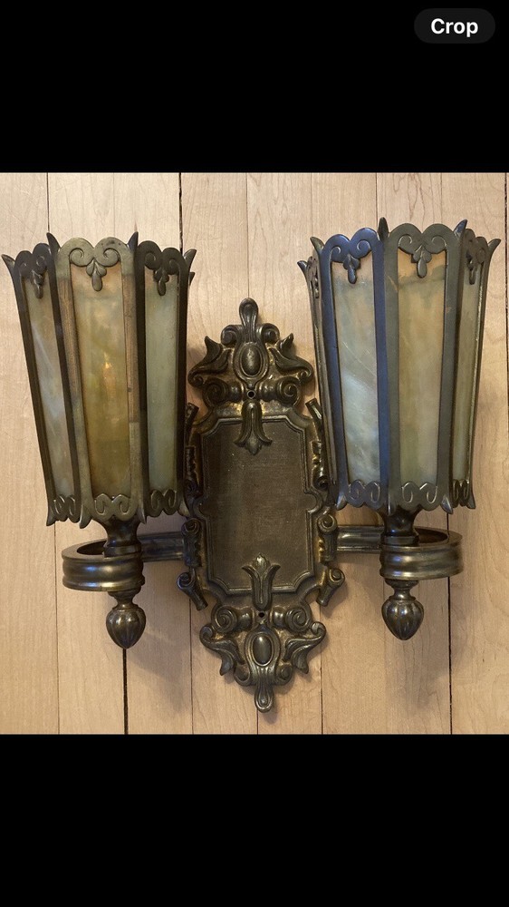 Exquisite Antique Light Fixture w/ Sconces