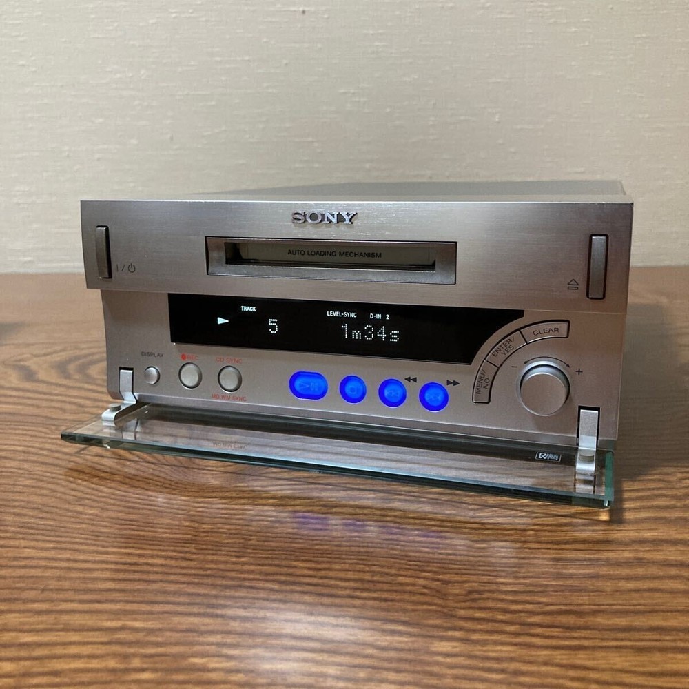 SONY MDS-SD1 Minidisc MD Deck Player Recorder Audio 100V