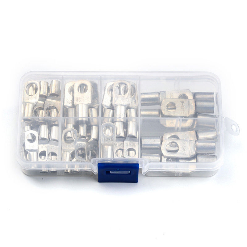 280PCS Car Copper Lug Ring Terminals Cable Electrical Wire Crimp Connectors Kit
