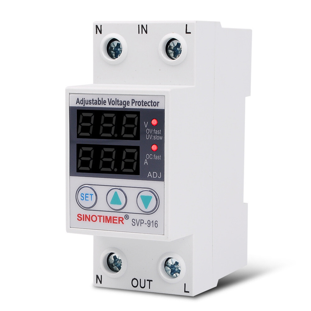 Multifunctional Adjustable Voltage Limit Current Protector Self-resetting Q1E3