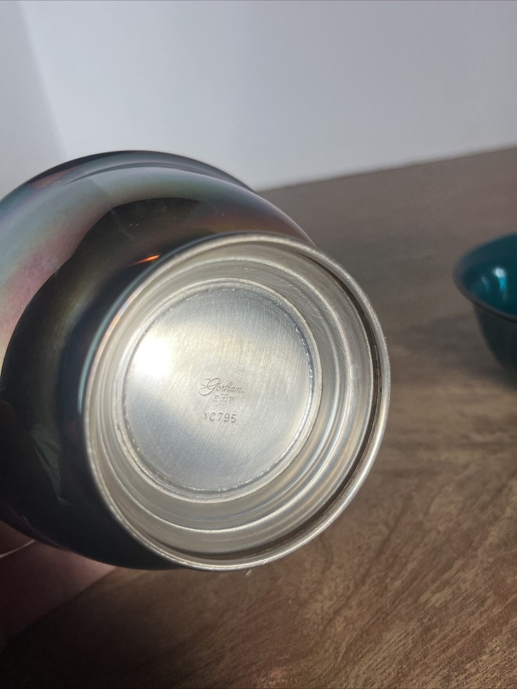 Vintage GORHAM YC795 Silverplate Small Footed Bowl 4.5” Width x 2 1/2" Height