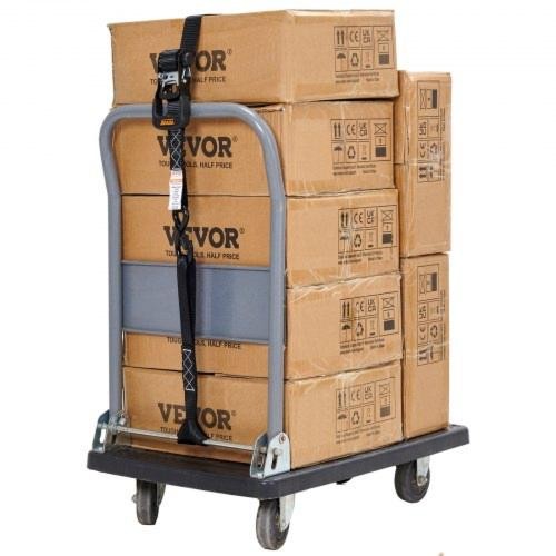 Ratchet Tie Down Straps 4PK 5208 lb Max Break Strength Includes 4