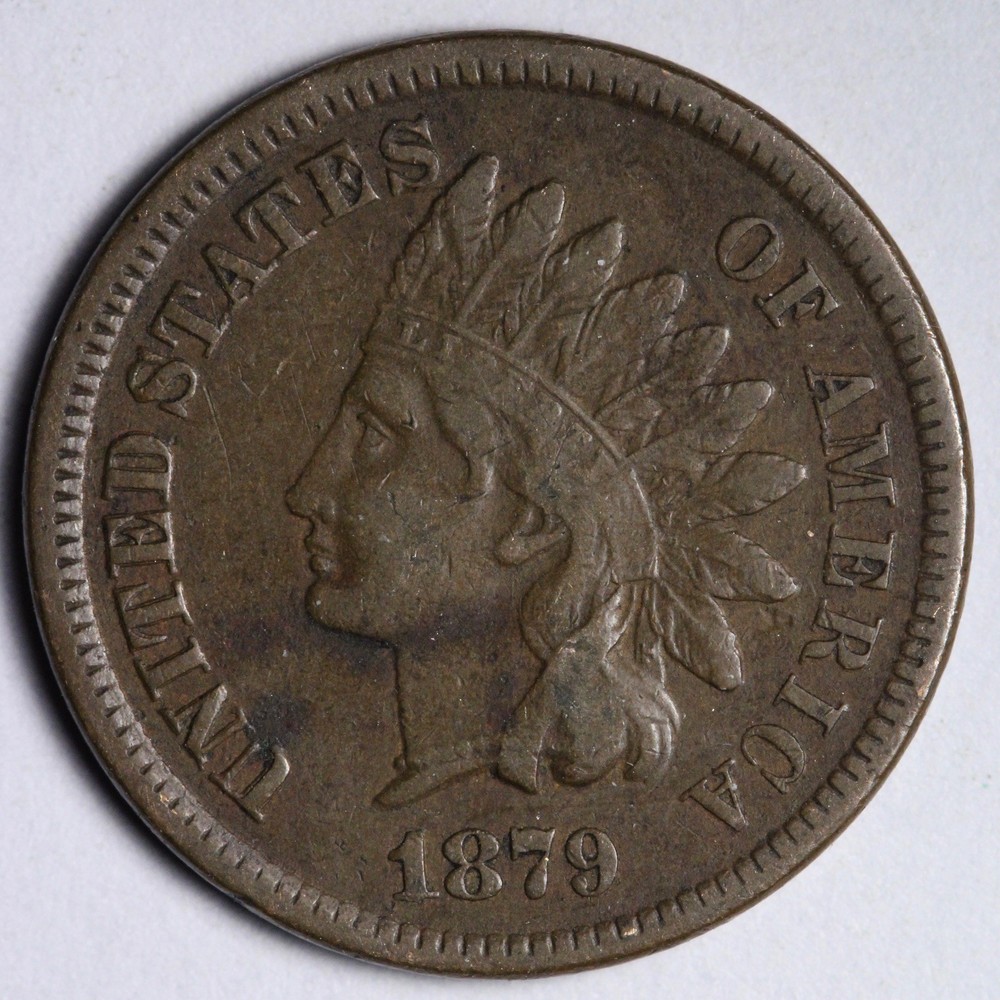 1879 Indian Head Cent Penny VF E171 OIAD