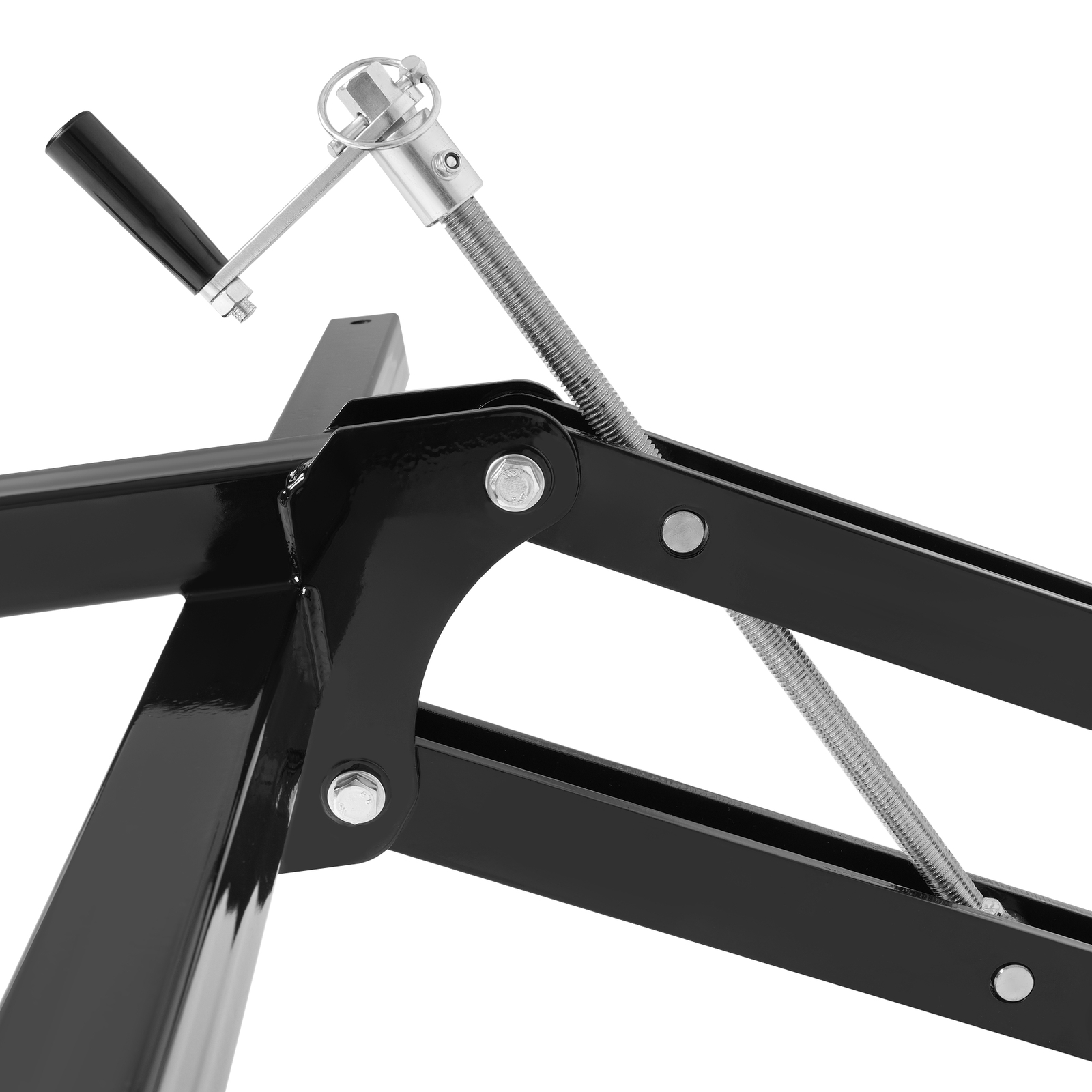 Black Manual Quick Implement Lift 50 Inches For ATV / UTV with 2" Receiver