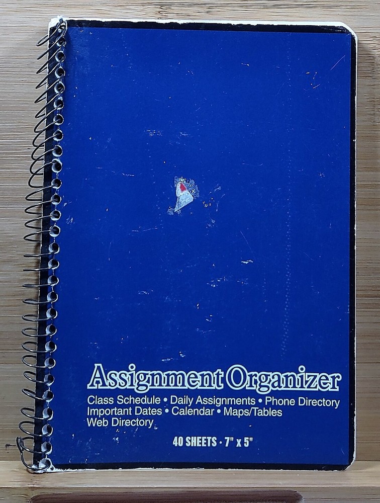 Norcom Assignment Organizer 40 sheets 7"x5"