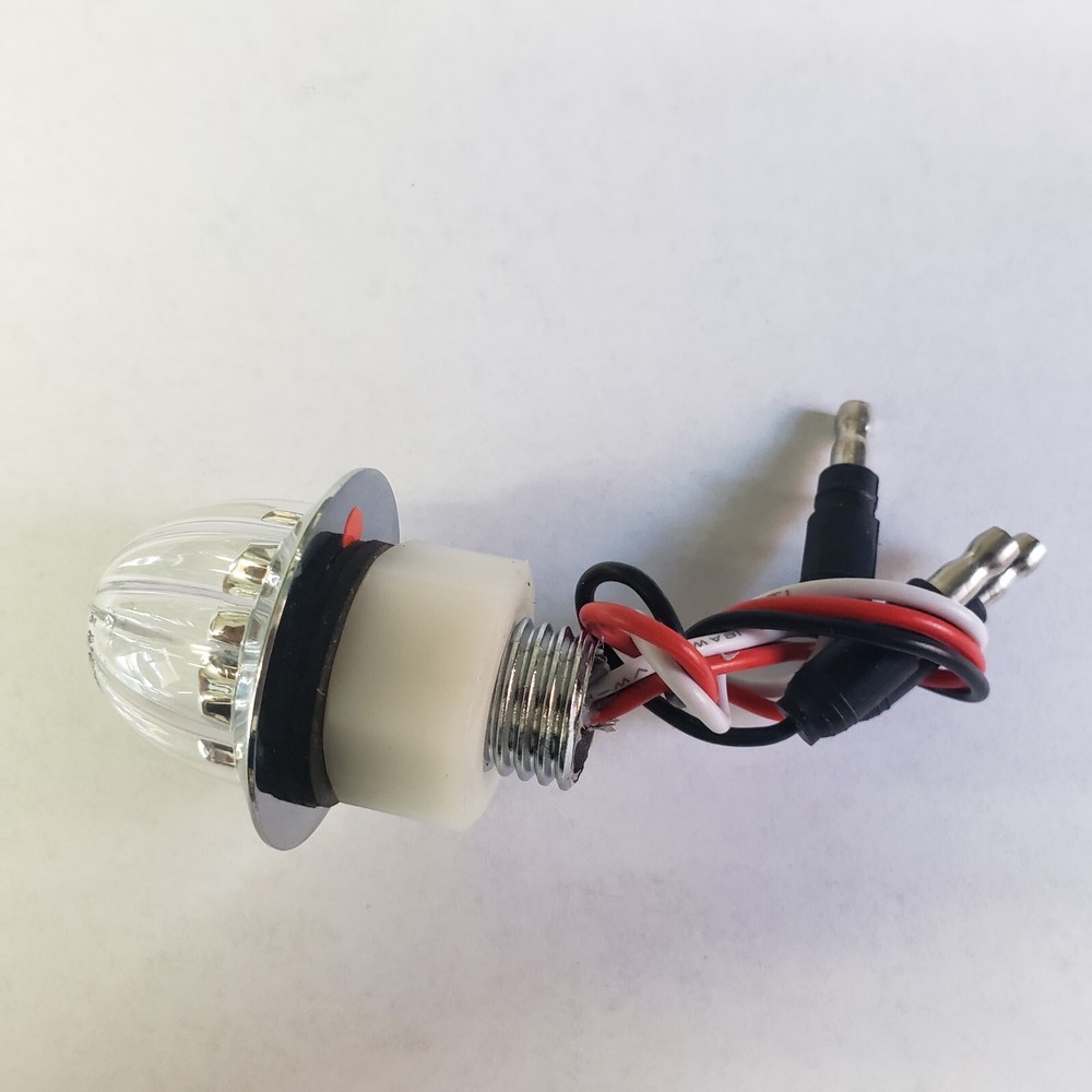 Hero Mini 3/4" Watermelon Dual Function Clearance Light (Clear/Amber)