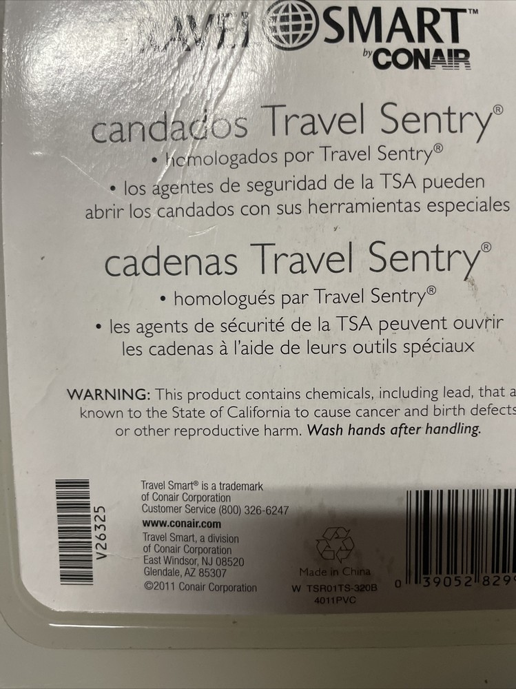 Travel Smart Padlock Luggage Key Lock TSA Recognized Locks