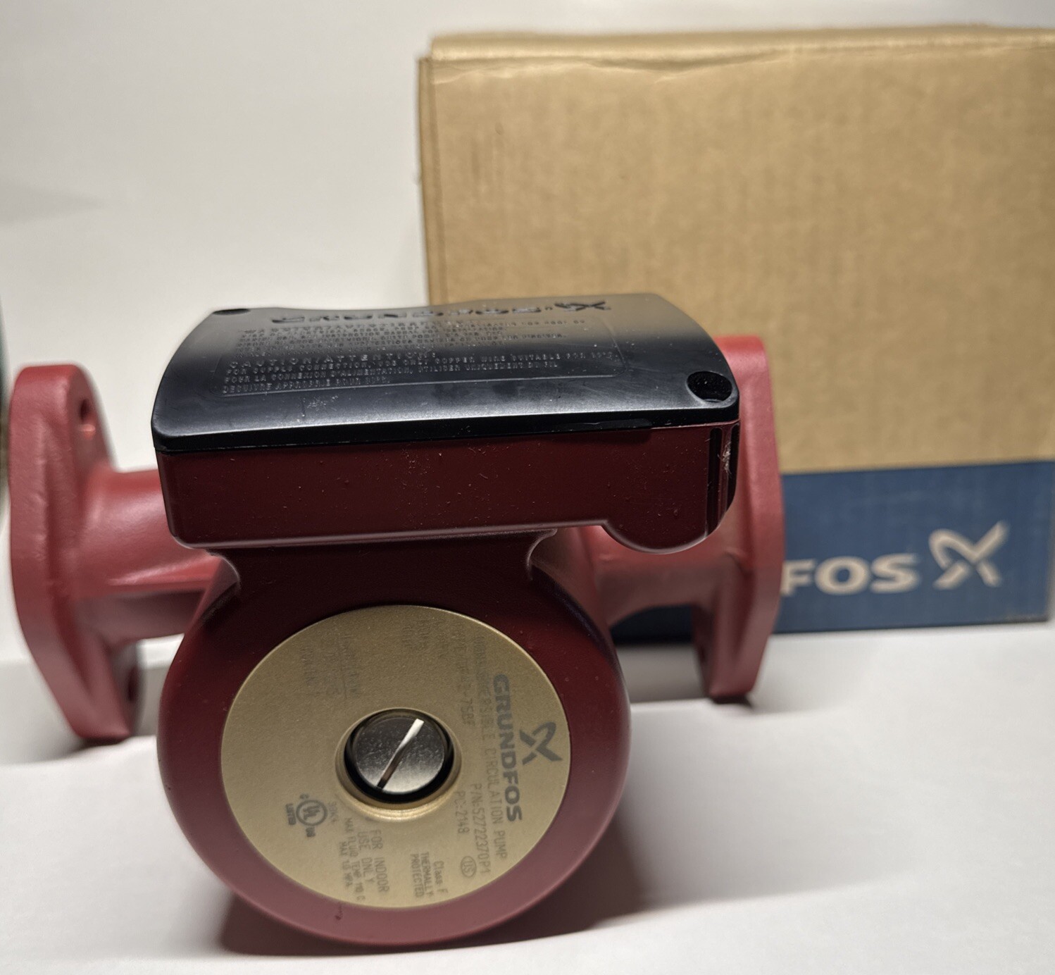 Grundfos 52722370, UP43-75BF Bronze Circulator Pump, 1/6 HP, 115V Pump New