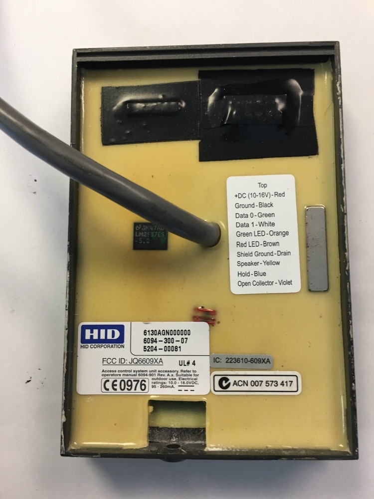 HID 6130AGN000000 keypad used