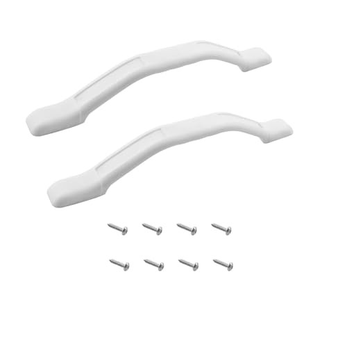 RV Plastic Grab Handle Replacement for Trailer, Camper, Cargo Trailer,11 White
