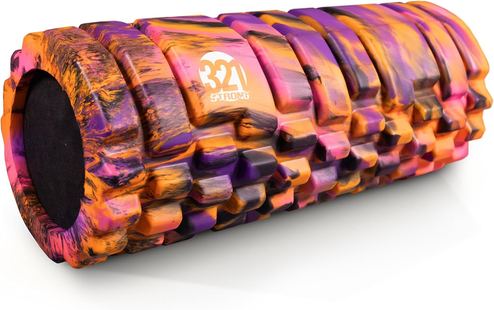 321 Strong Foam Roller - Medium Density Deep Tissue Massager for Muscle Massage