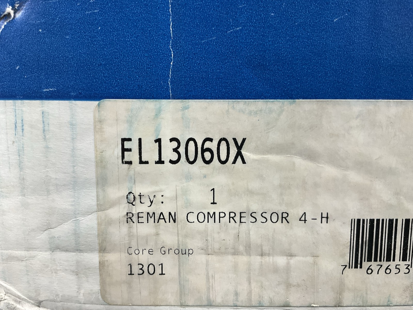 REMAN. Haldex EL13060X Air Brake Compressor EL13060 N7006C