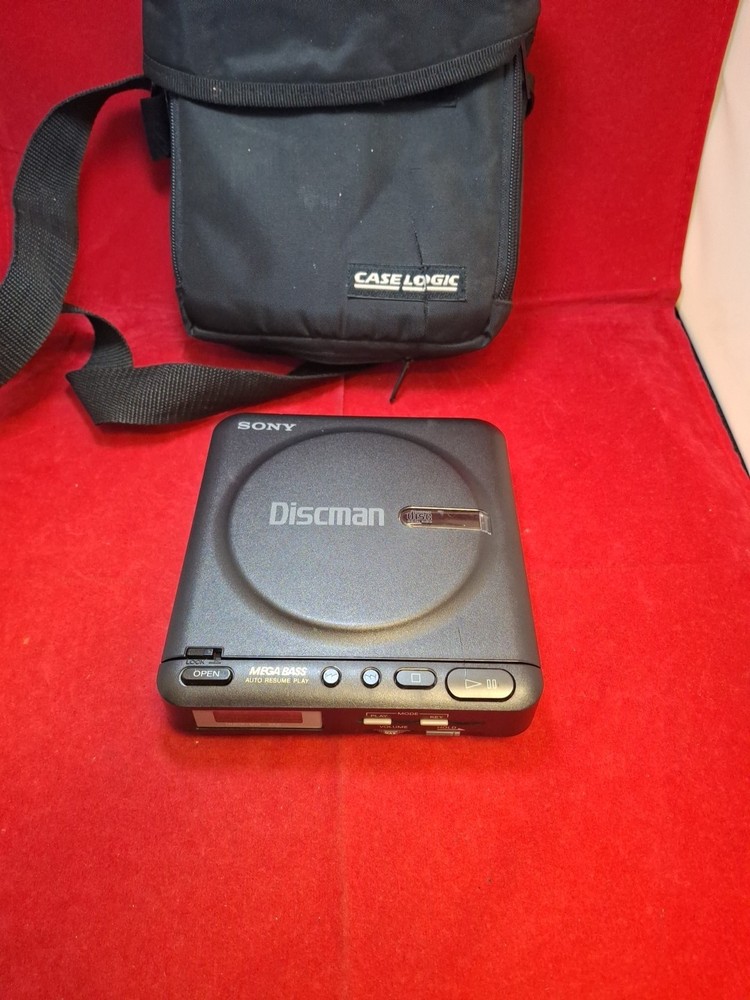 Vintage Sony Discman D-22 CD Player Working E5