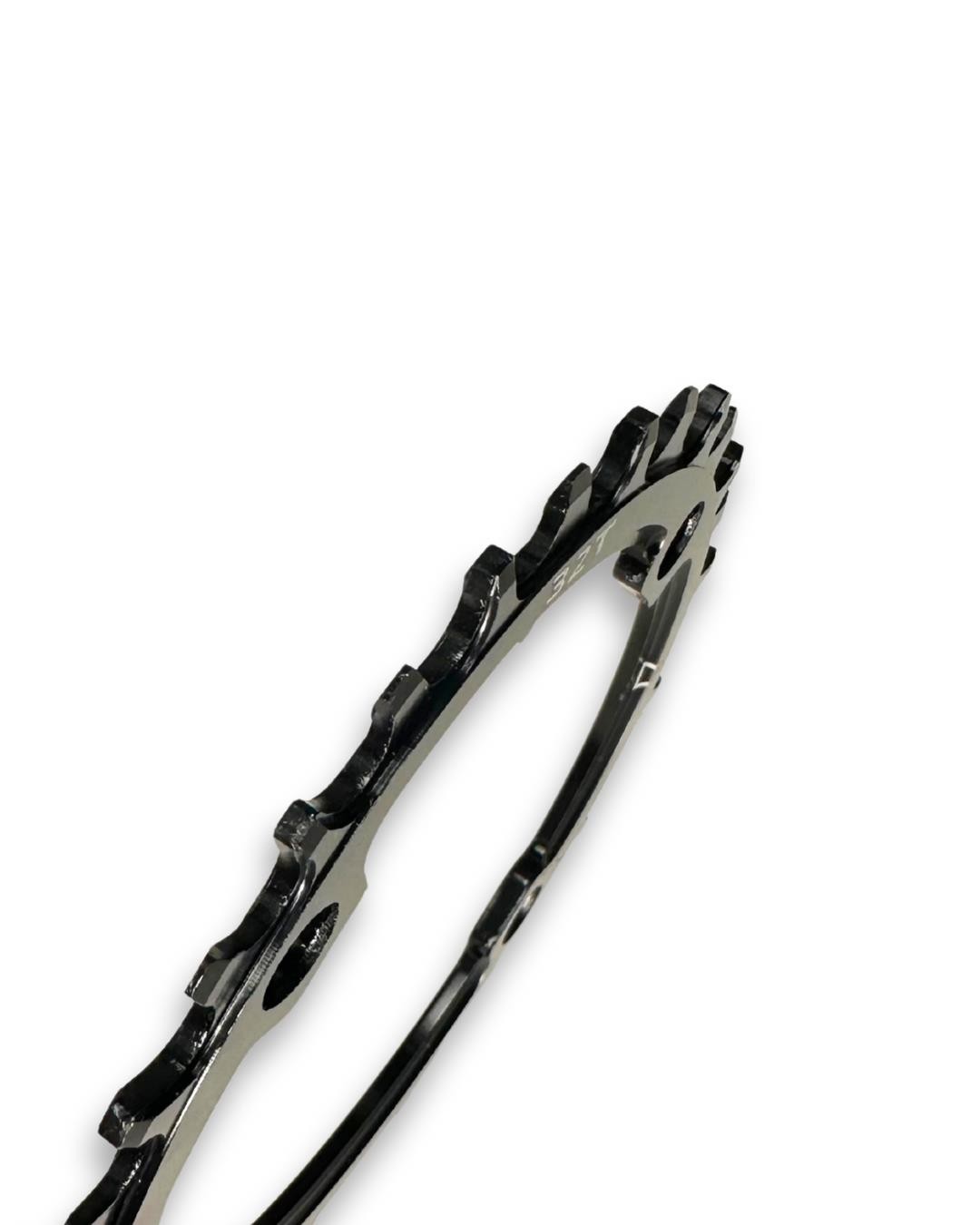 32T Narrow Wide Chainring 104 BCD Round MTB Bike Chain Ring Black 1x 9/10/11 Spd