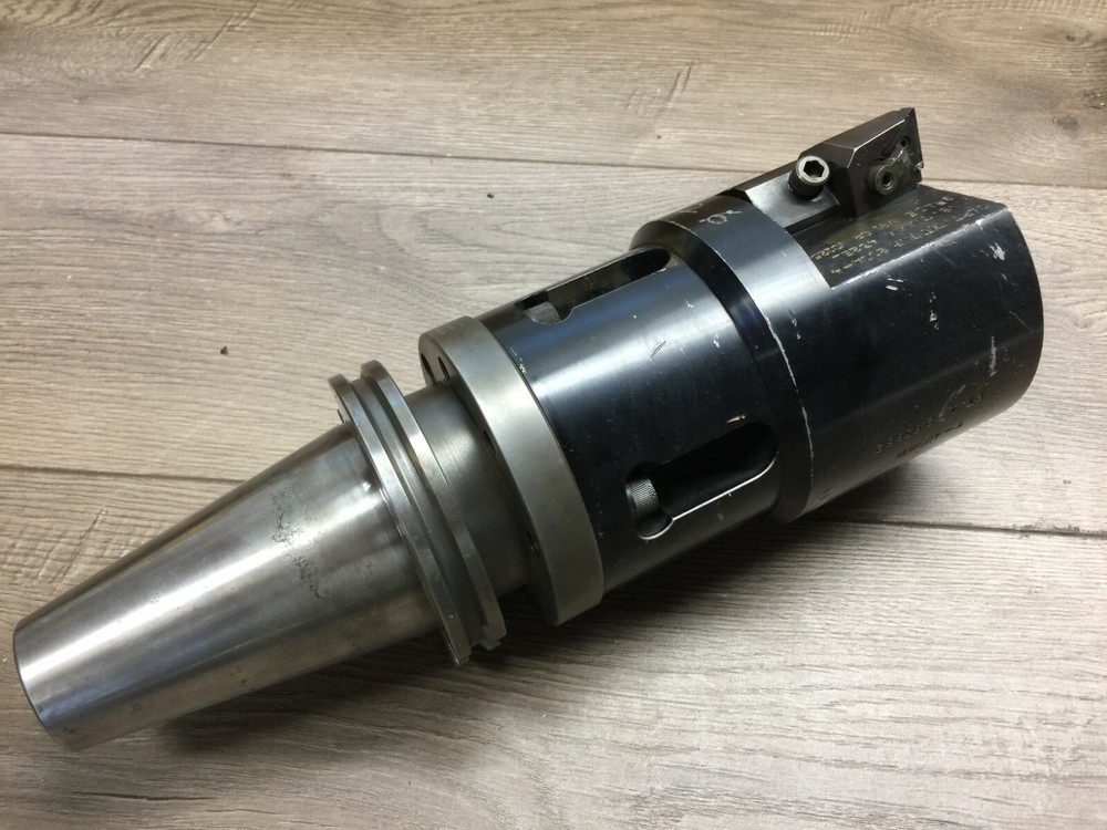 PAIR OF DEVLEIG BORING HEAD 5 "  OD & 2.5 "