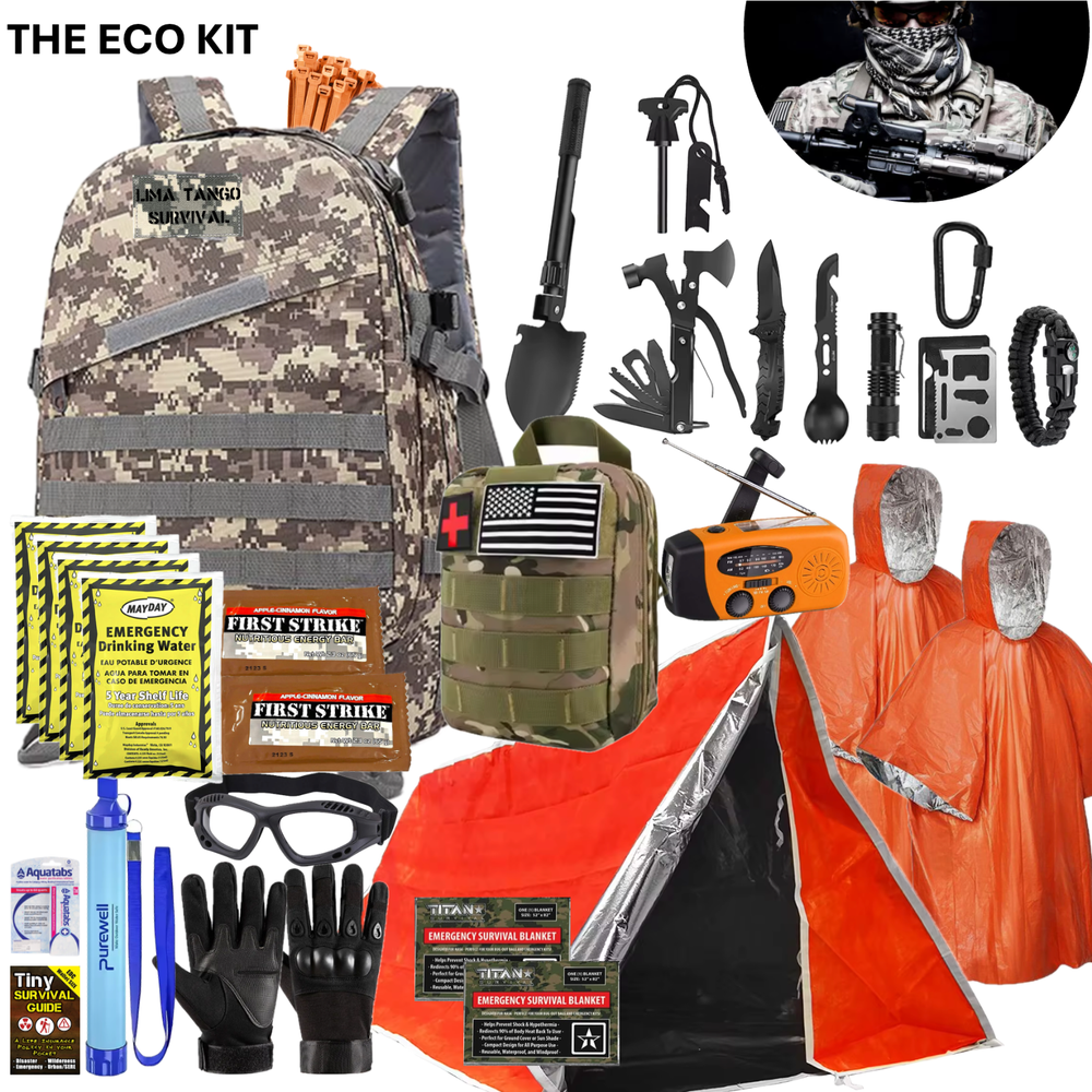 Emergency / Survival Kit / Bug Out Bag / Tactical Backpack / First Aid Kit