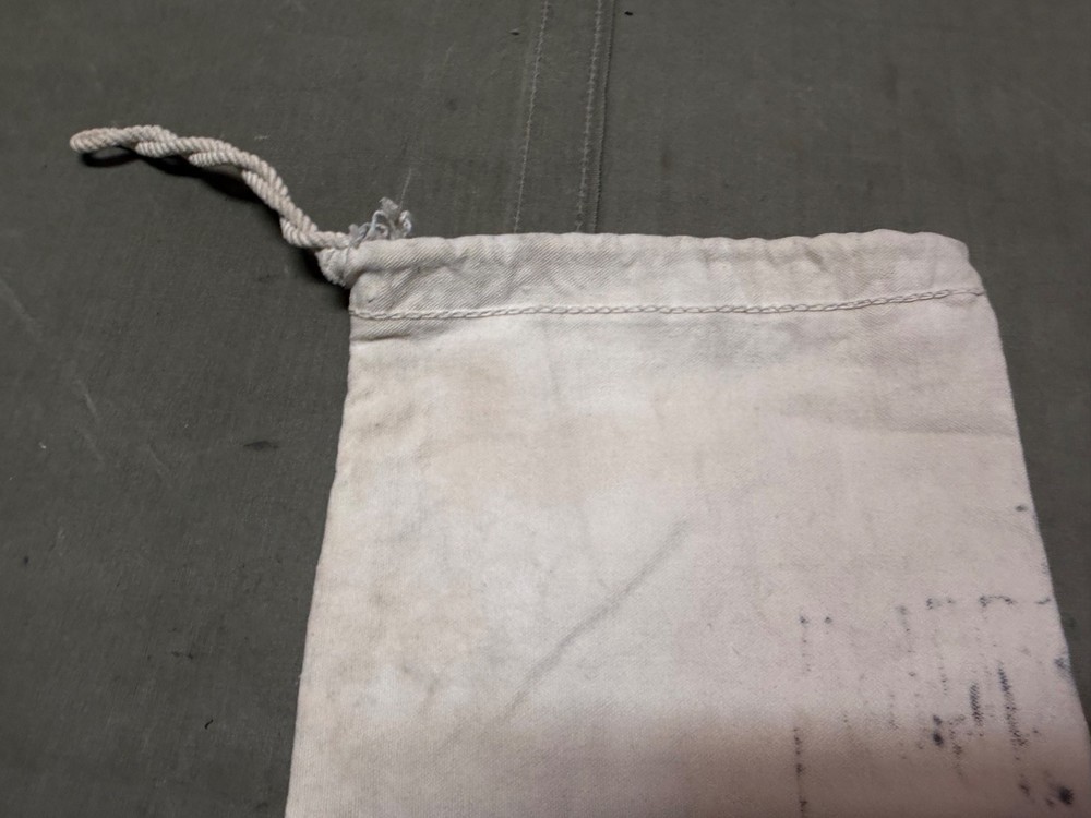 ORIGINAL WWI WWII US ARMY CLOTH PERSONAL ITEMS CARRY BAG INSERT
