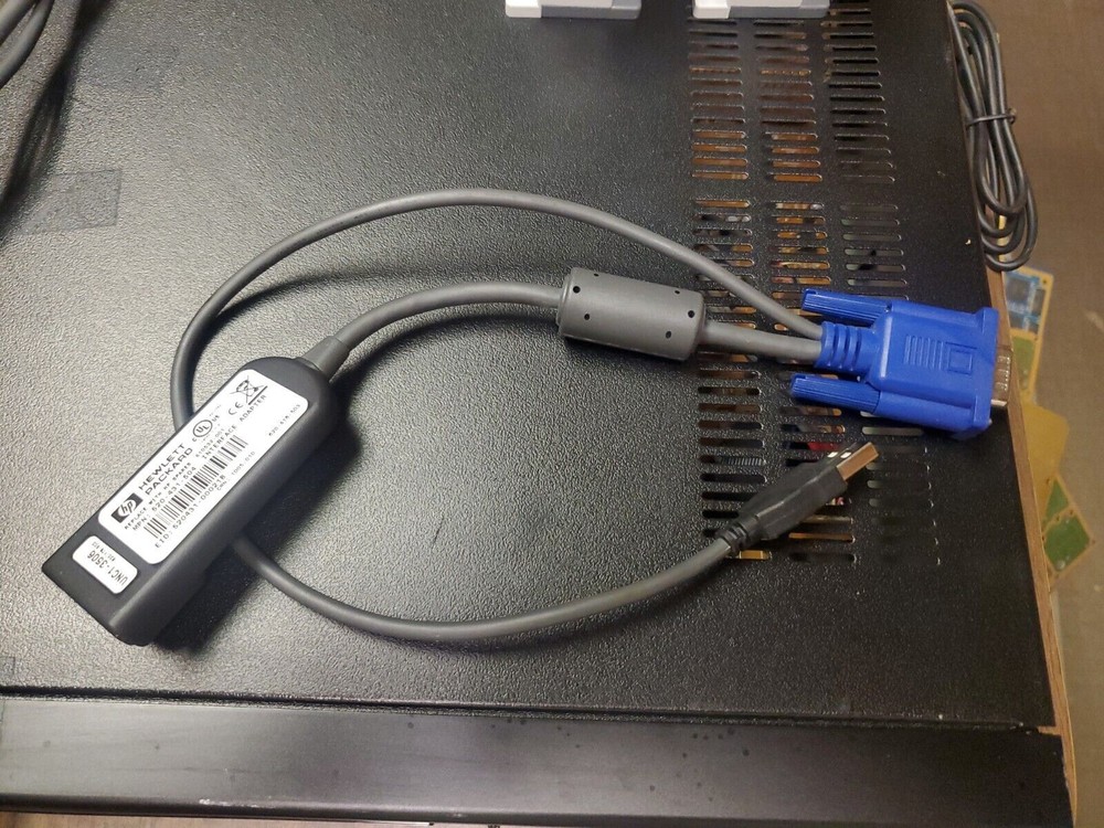 HP HPE 410532-001 AF603A USB KVM Switch Module Cable POD SIM CIM