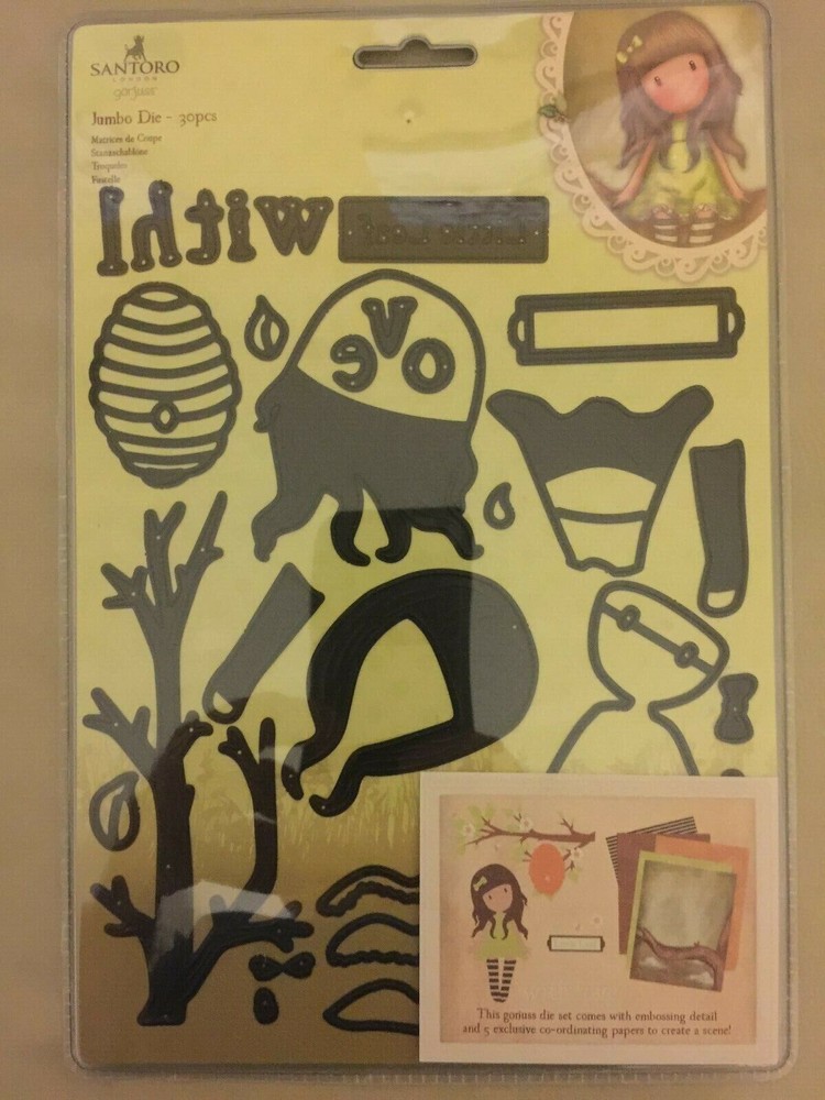 Santoro Jumbo Die Set The Little Leaf New
