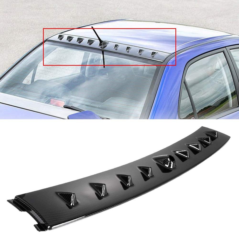 鲨鱼鳍风格屋顶锅炉光泽碳外观适合 Lancer EVO 2002 - 2007