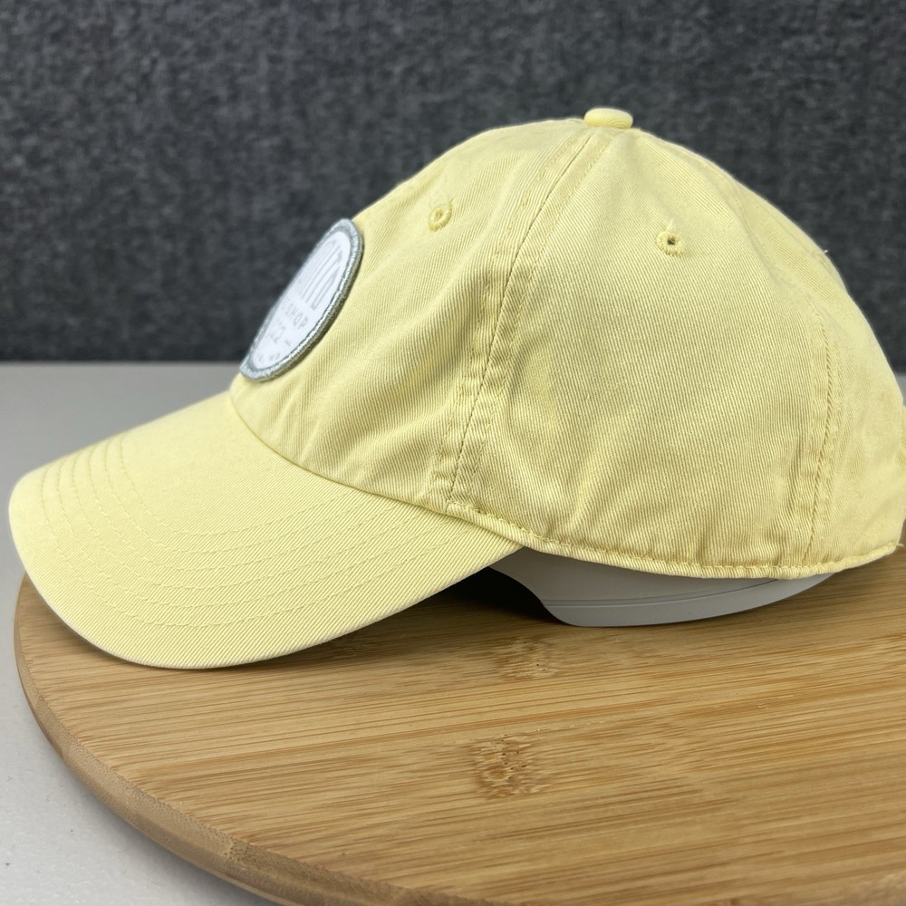 Manito Pro Shops Spokane WA Golf Hat Cap Strapback Fitted Size S-M Yellow Patch