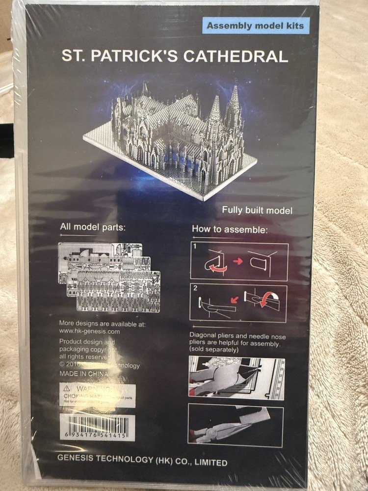 Saint Patrick Cathedral, 3-D Metal Model Genesis Technology