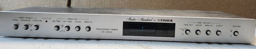 Fisher TR-3000 Program Timer 120VAC 50/60HZ 5W -WORKING-