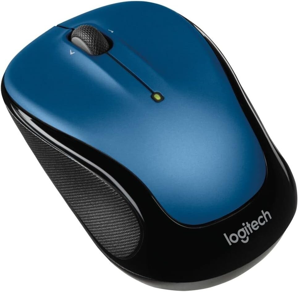 Logitech M325 Wireless Mouse for Web Scrolling PC / MAC / Laptop Linux Blue