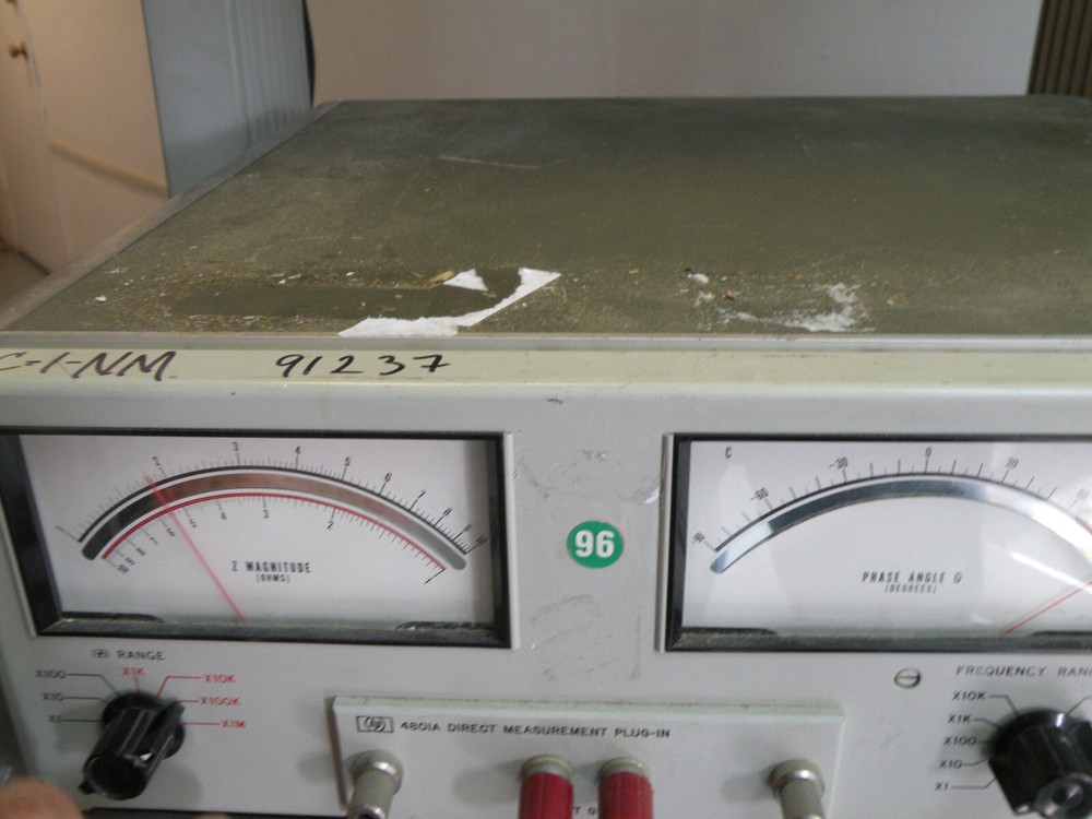 HP 4800A Vector Impedance Meter w/ 4801A Direct Measurement Plug-In