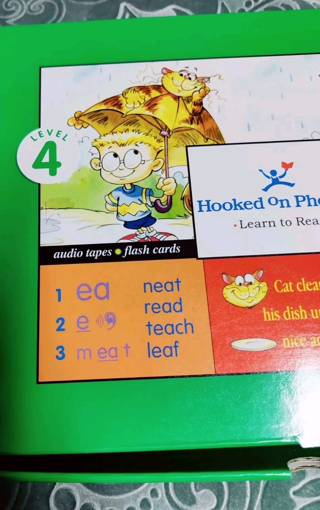 Hooked on Phonics Learn to Read Level 4 Complete Box Set with Workbook