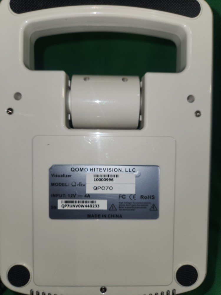 Qomo QPC70 Document Camera VGA/HDMI USB w/ remote UNTESTED