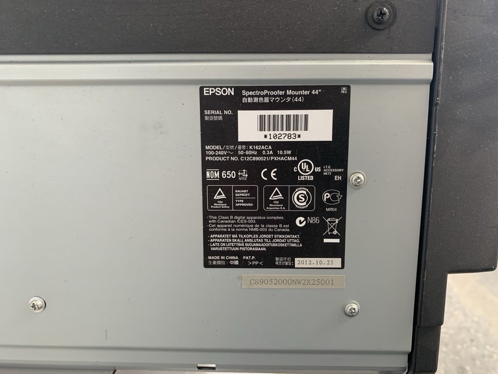 EPSON SpectroProofer Mounter 44" Model K162ACA /READ condition