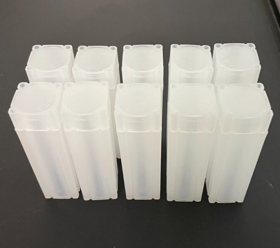 NEW 10 Numis Square Cents Coin Tubes