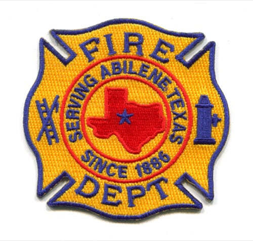 Abilene Fire Department Patch Texas TX v2