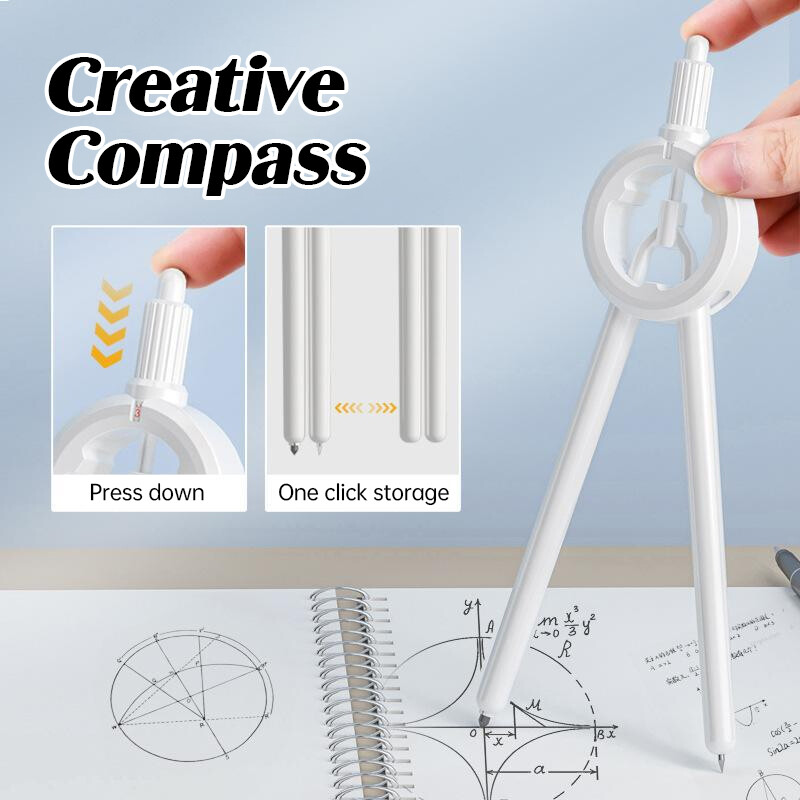 Digital Display Drawing Compass Student Measuring Tool Multifunctional Creative