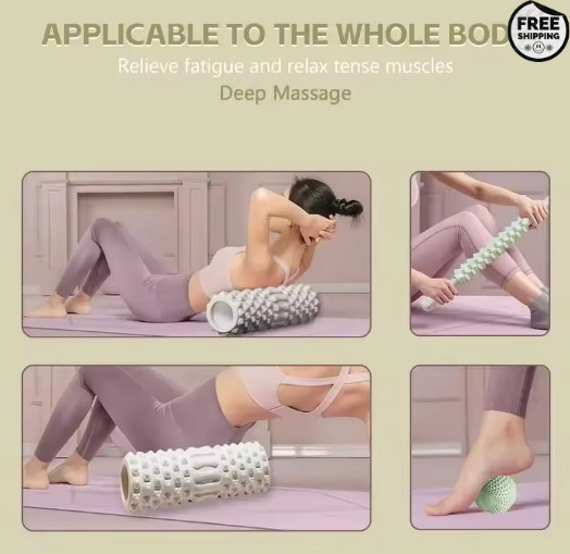 Foam Roller Density Deep Tissue Massager Muscle Massage Recovery Tools