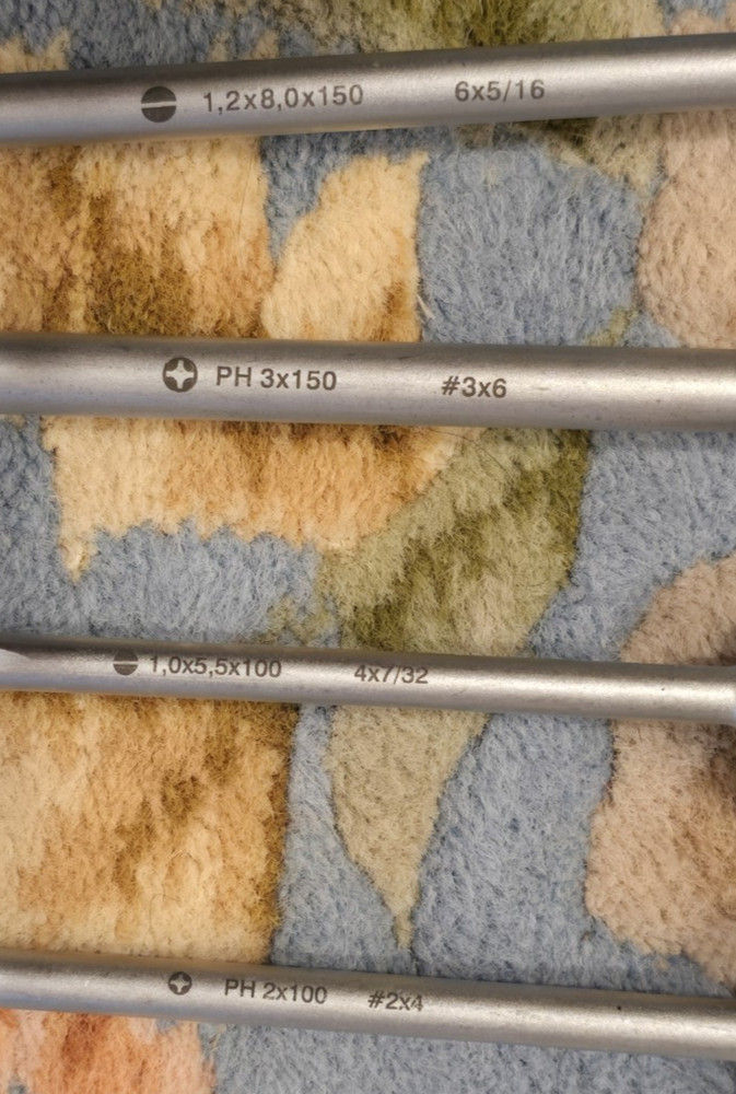 Witte 4 Piece Essential Need Screwdriver Set Maxxpro Plus Slotted and Phillips