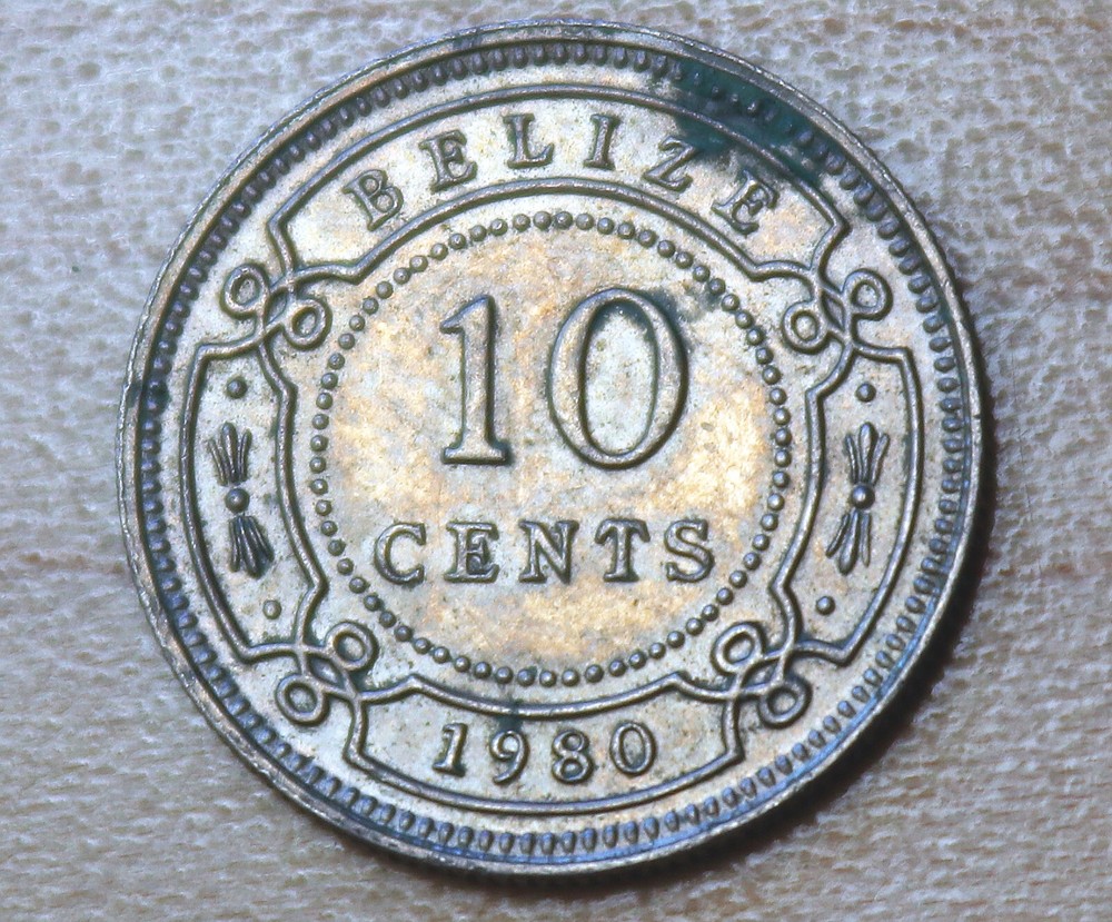 1980 Belize 10 Cents