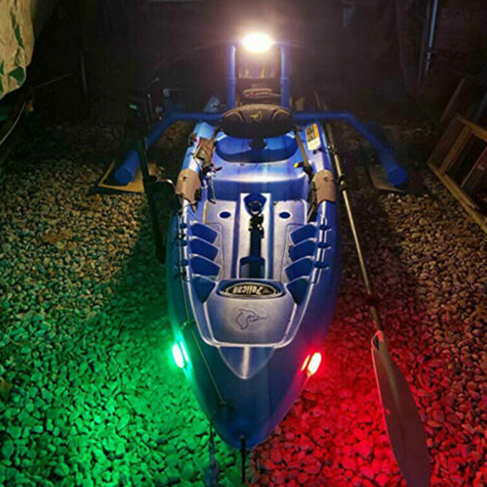 4pcs 12V Boat Navigation LED Lights Stern Lights Boats Starboard Light Green Red